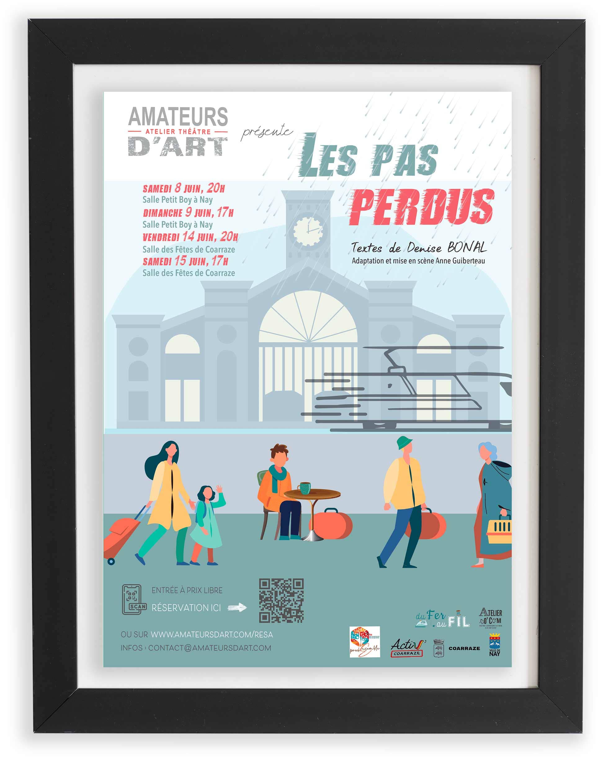 Cadre les pas perdus